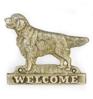 Golden Retriever welcome plakietka Art-Dog